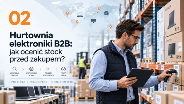 Hurtownia elektroniki B2B: jak ocenić stock przed zakupem?