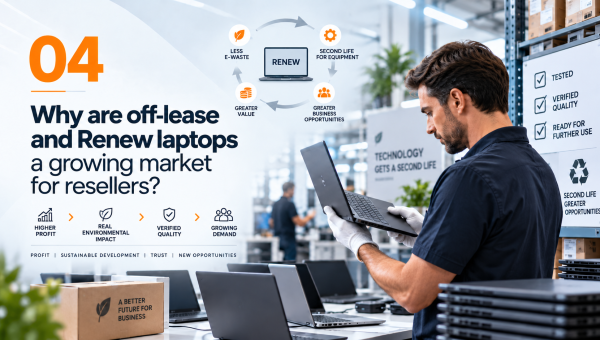 Renew refurbished and off-lease laptops for B2B resellers