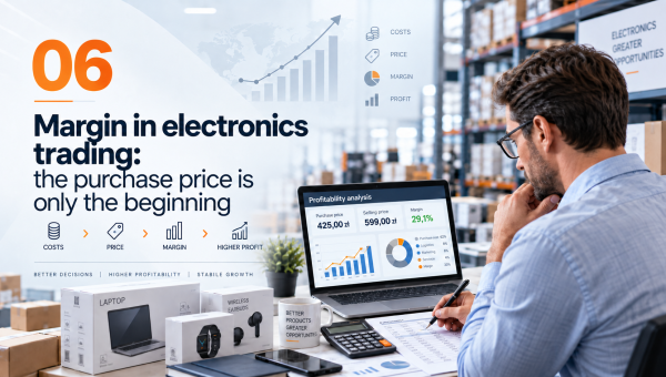 Margin analysis in wholesale electronics trading