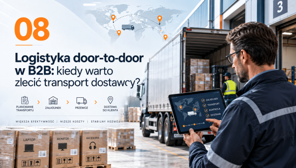Logistyka door-to-door w B2B: kiedy warto zlecić transport dostawcy?